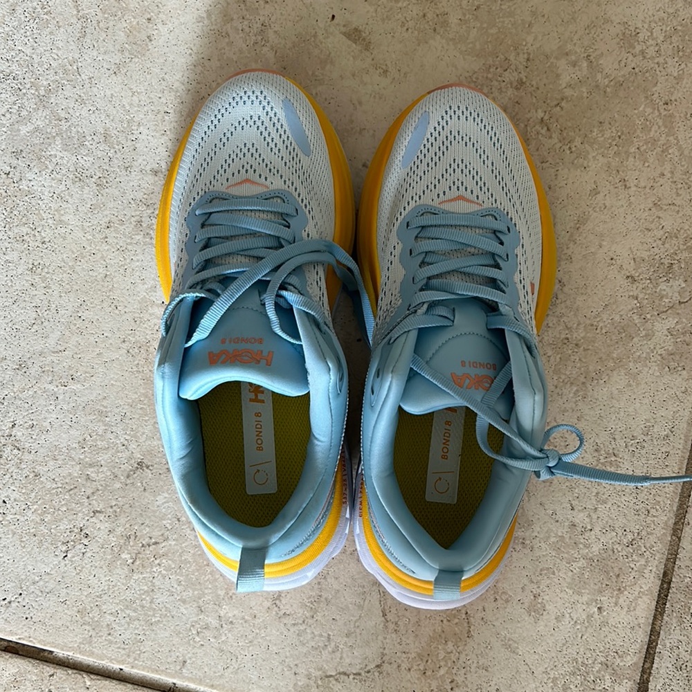 NIB Hokas size 8.5 women’s light blue